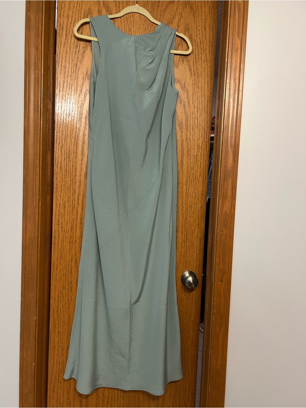 Abercrombie & Fitch Sleeveless Sage Maxi Dress